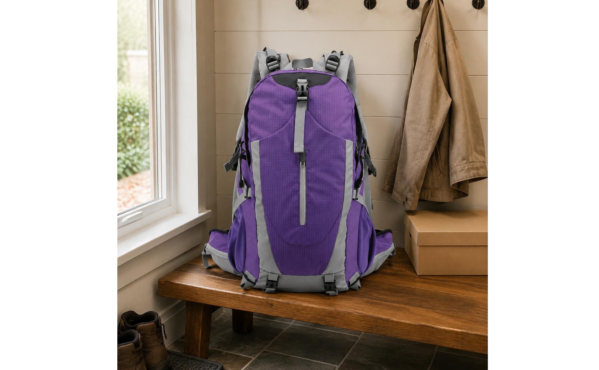 40L Wanderrucksack Kompressionsriemen 40-Liter-Wanderrucksack Fronttasche