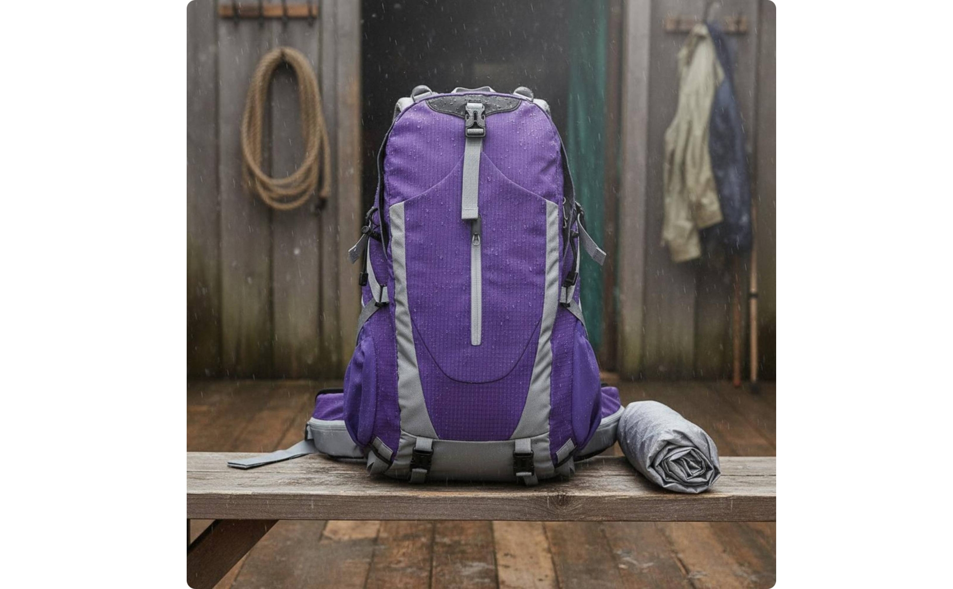 40L Wanderrucksack Kompressionsriemen 40-Liter-Wanderrucksack Fronttasche