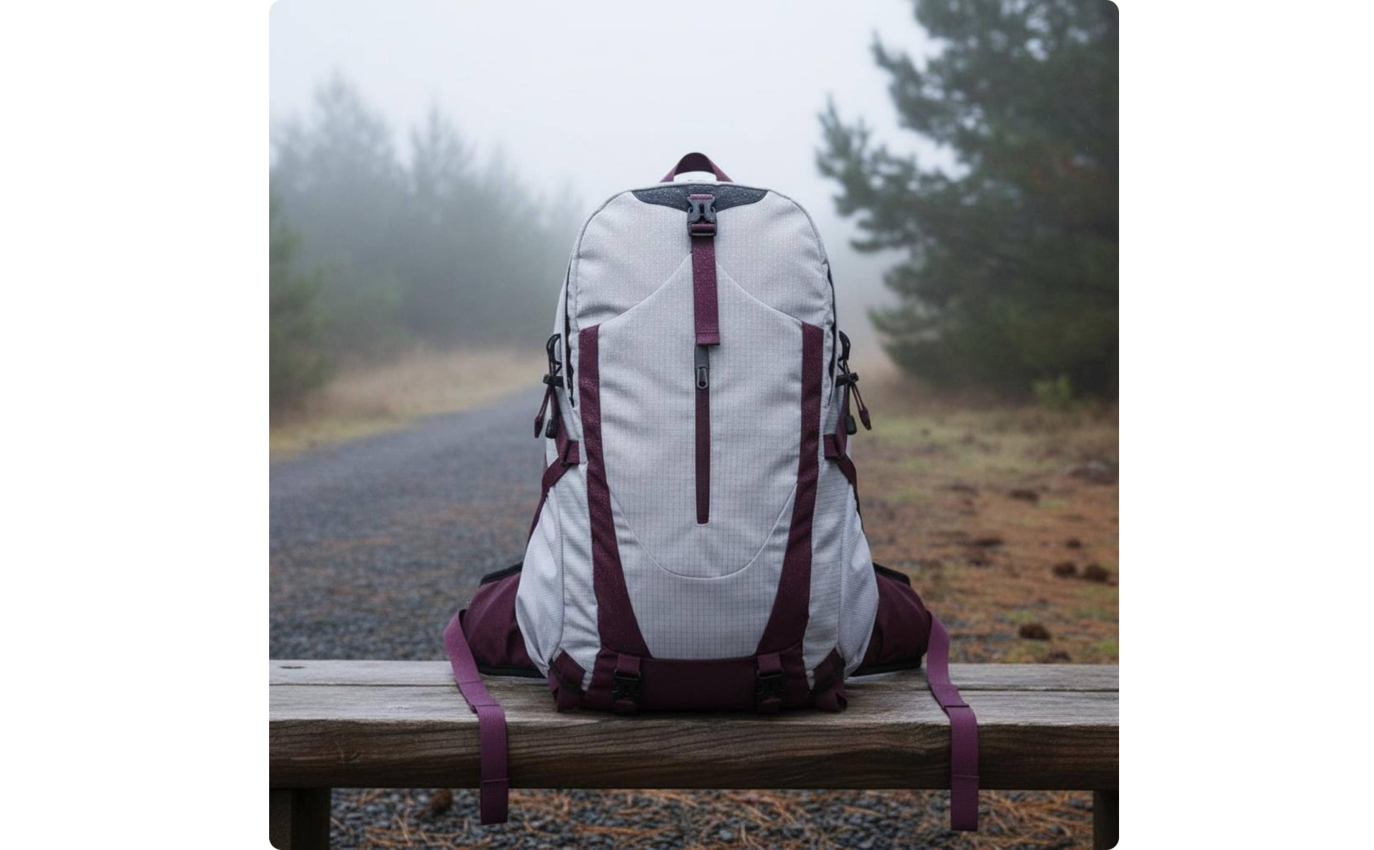 40L Wanderrucksack Kompressionsriemen 40-Liter-Wanderrucksack Fronttasche