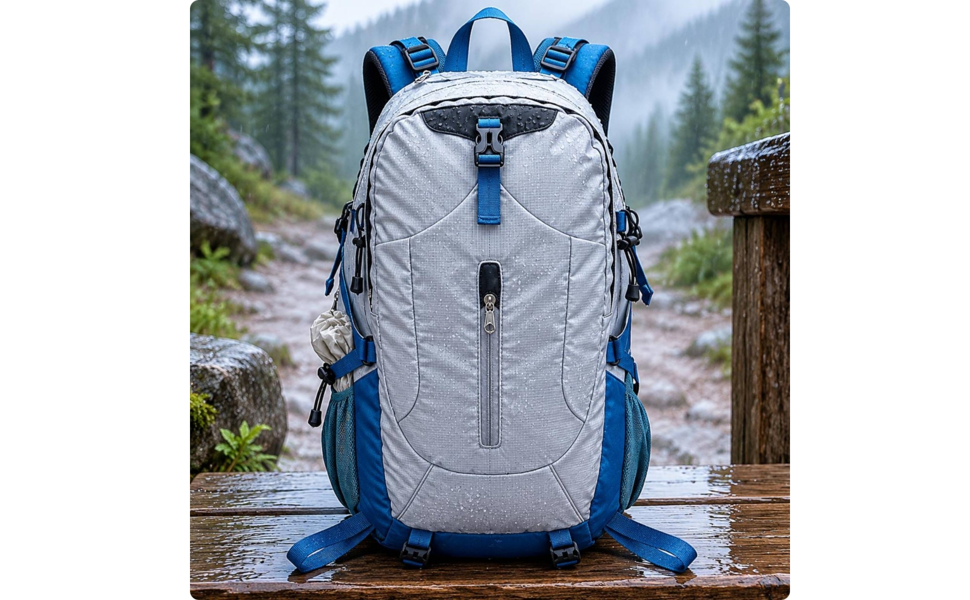 40L Wanderrucksack Kompressionsriemen 40-Liter-Wanderrucksack Fronttasche