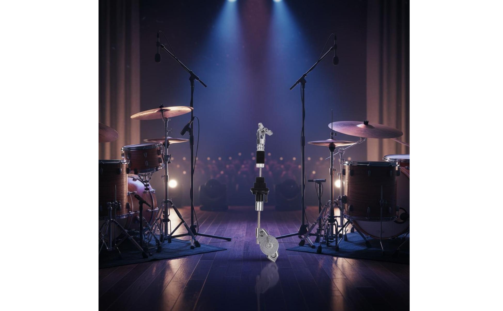 Distant Hi-Hat Holder Adjustable Auxiliary Hi-Hat Holder Metal