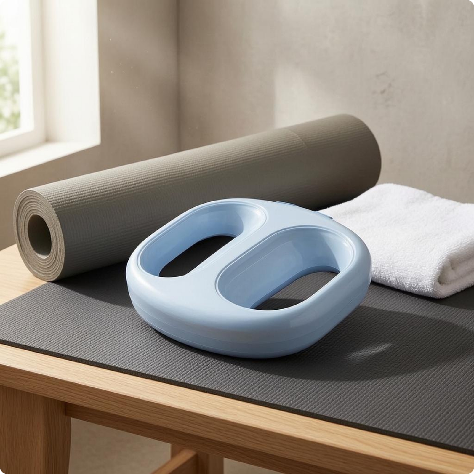 Fascia Circular Massager Button Controls Wellness Gadget Portable