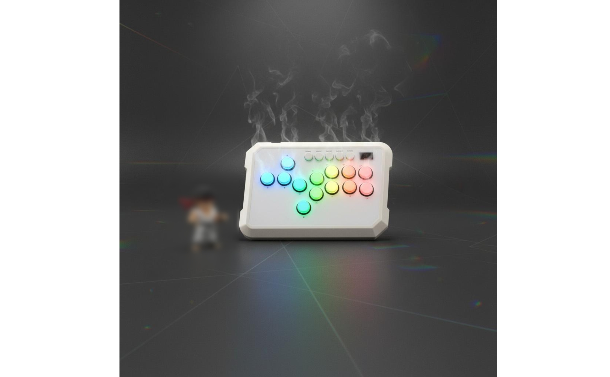 Hitbox Fight Keyboard White Hitbox Controller Rounded Corners