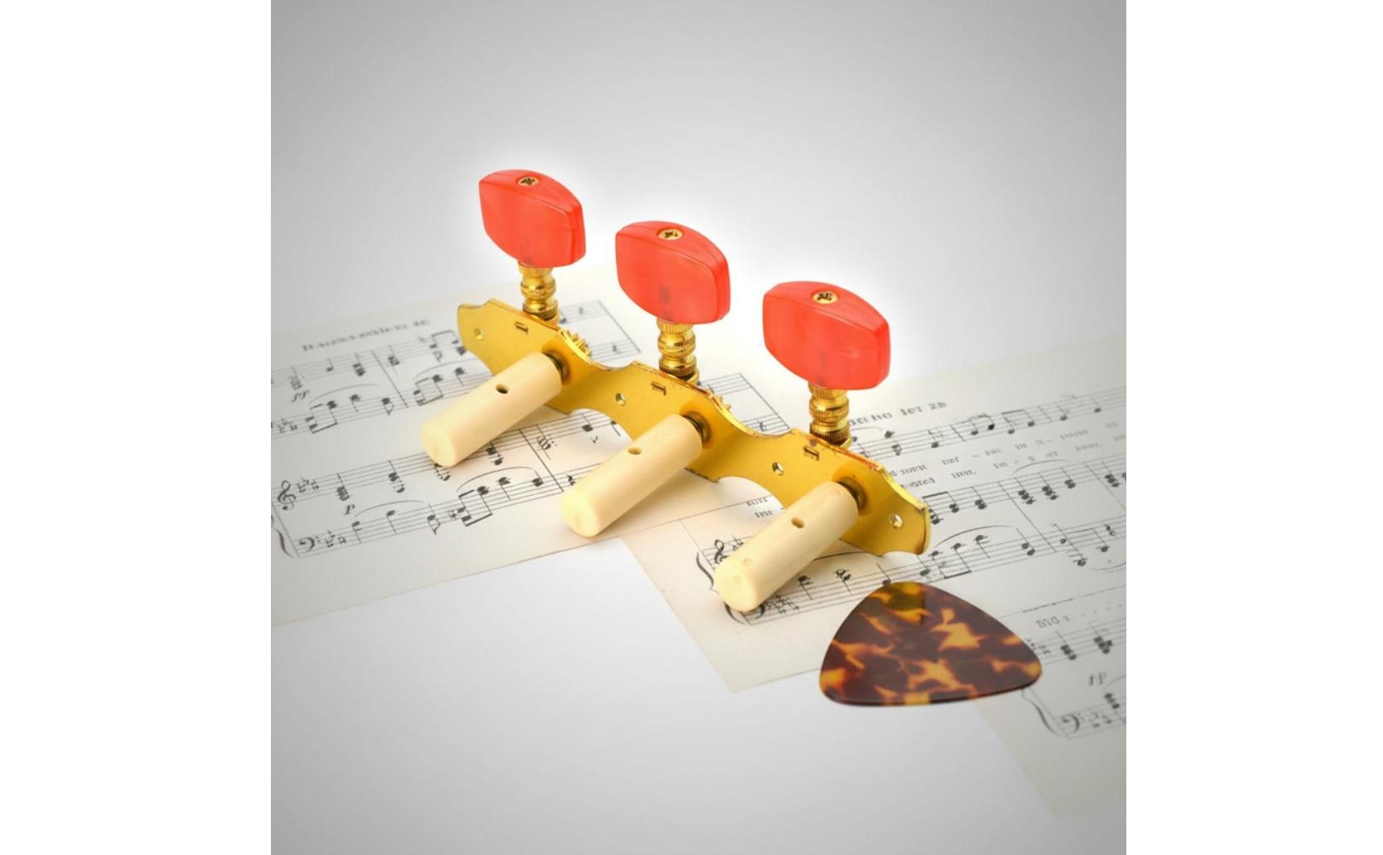 Classical Guitar Machine Heads 1:14 Gear Ratio 3+3 Guitar Tuning Pegs for Repair