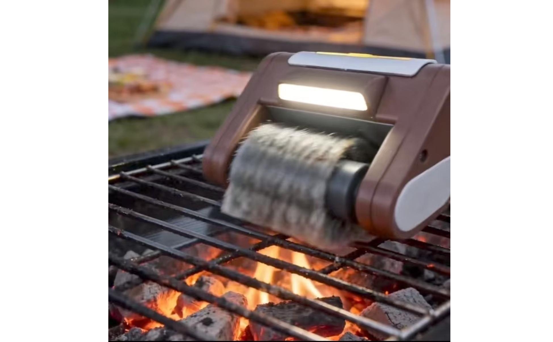 Electric Grill Brush Attachment 304 Stainless Steel Roller Brush Head
