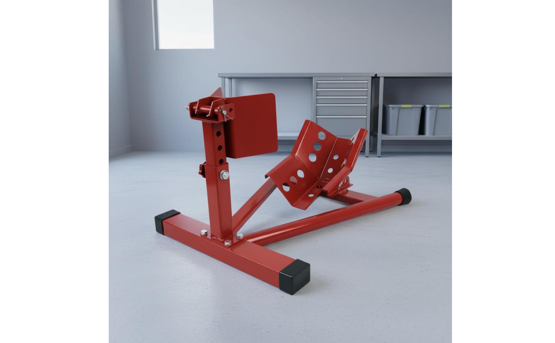 Motorcycle Front Wheel Stand Metal Front Wheel Lifting Stand Multi-Hole