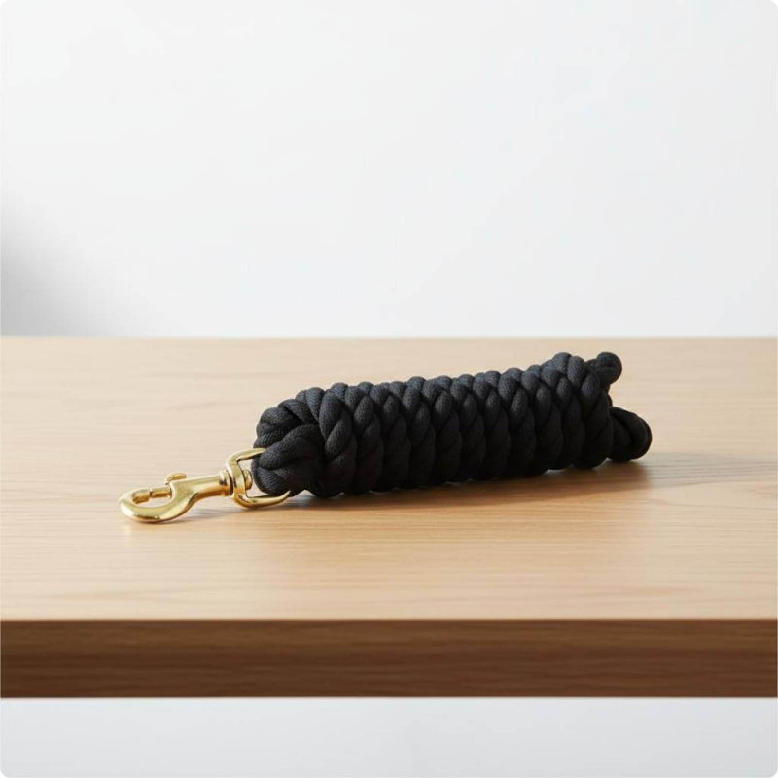 Training Lead Rope Metal Fastening Clasp Braided Reins Stability