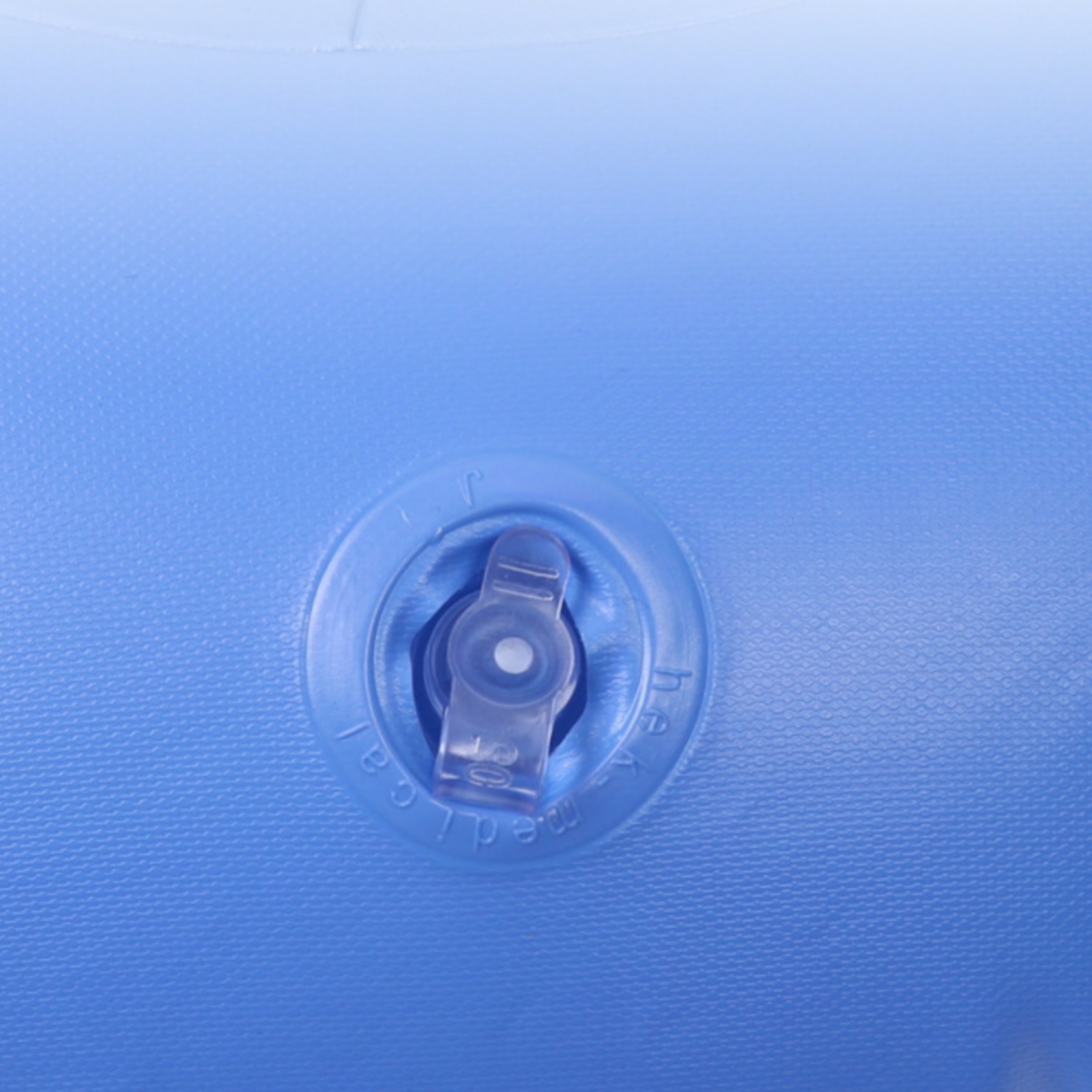 Aufblasbare Bettpfanne leicht zu reinigen Bettpfanne mit Pumpe oval für im Bett