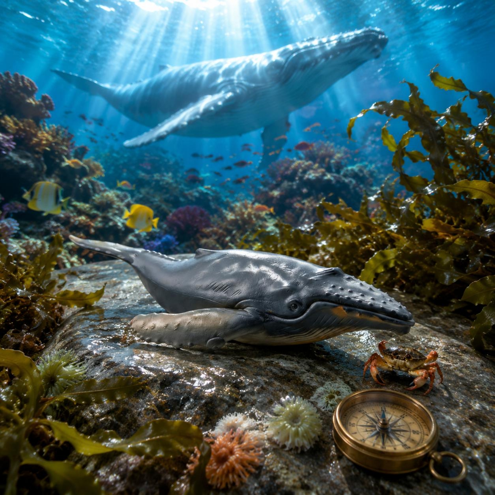 Baleen Marine Mammal Figure Model Educational Baleen Marine Mammal Figure - Produktbild 8