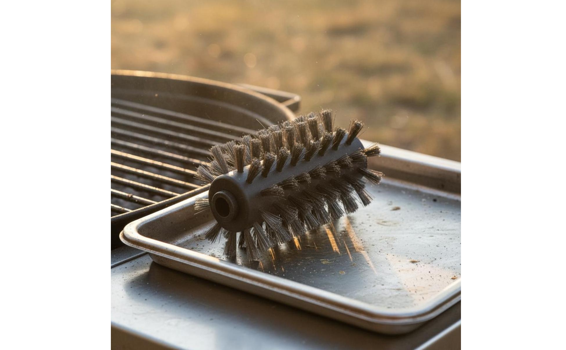 Electric Grill Brush Attachment 304 Stainless Steel Roller Brush Head