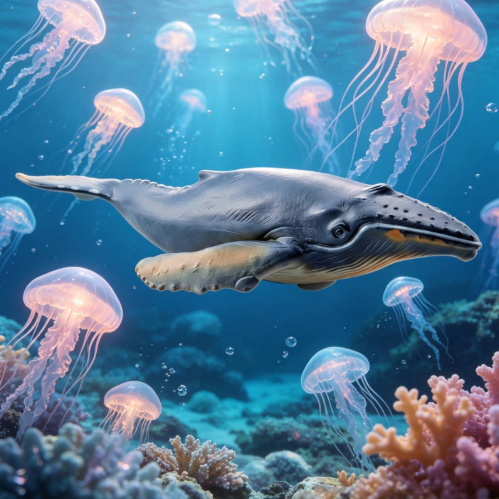 Baleen Marine Mammal Figure Model Educational Baleen Marine Mammal Figure - Produktbild 4