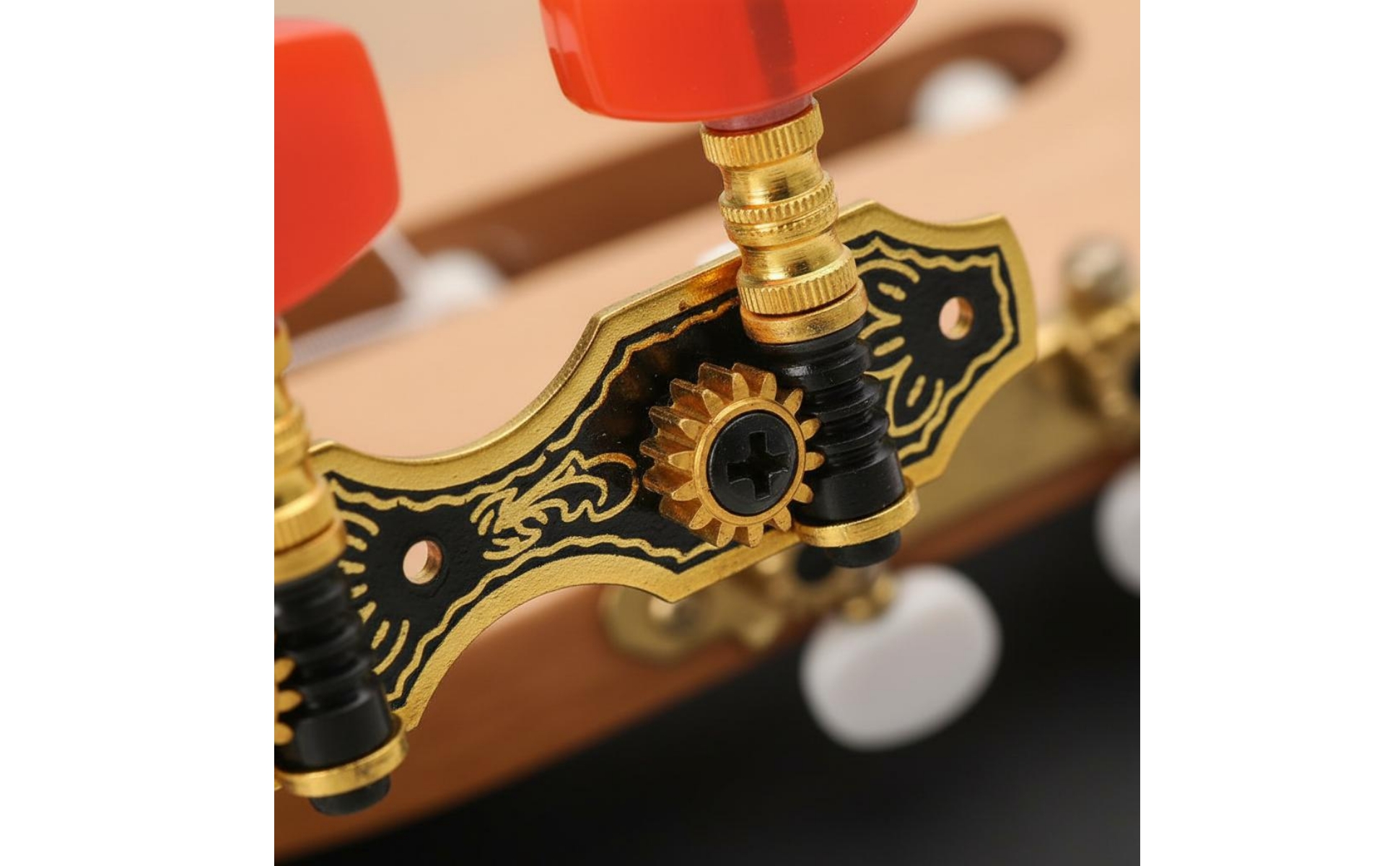 Classical Guitar Machine Heads 1:14 Gear Ratio 3+3 Guitar Tuning Pegs for Repair