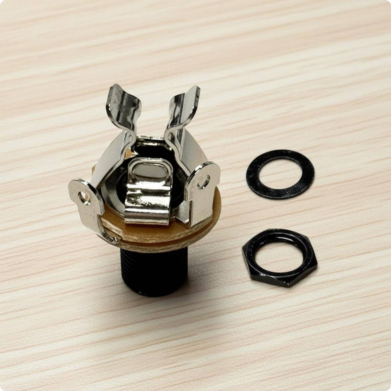 Single Connector Socket Metal Housing Music Accessory Easy to Install