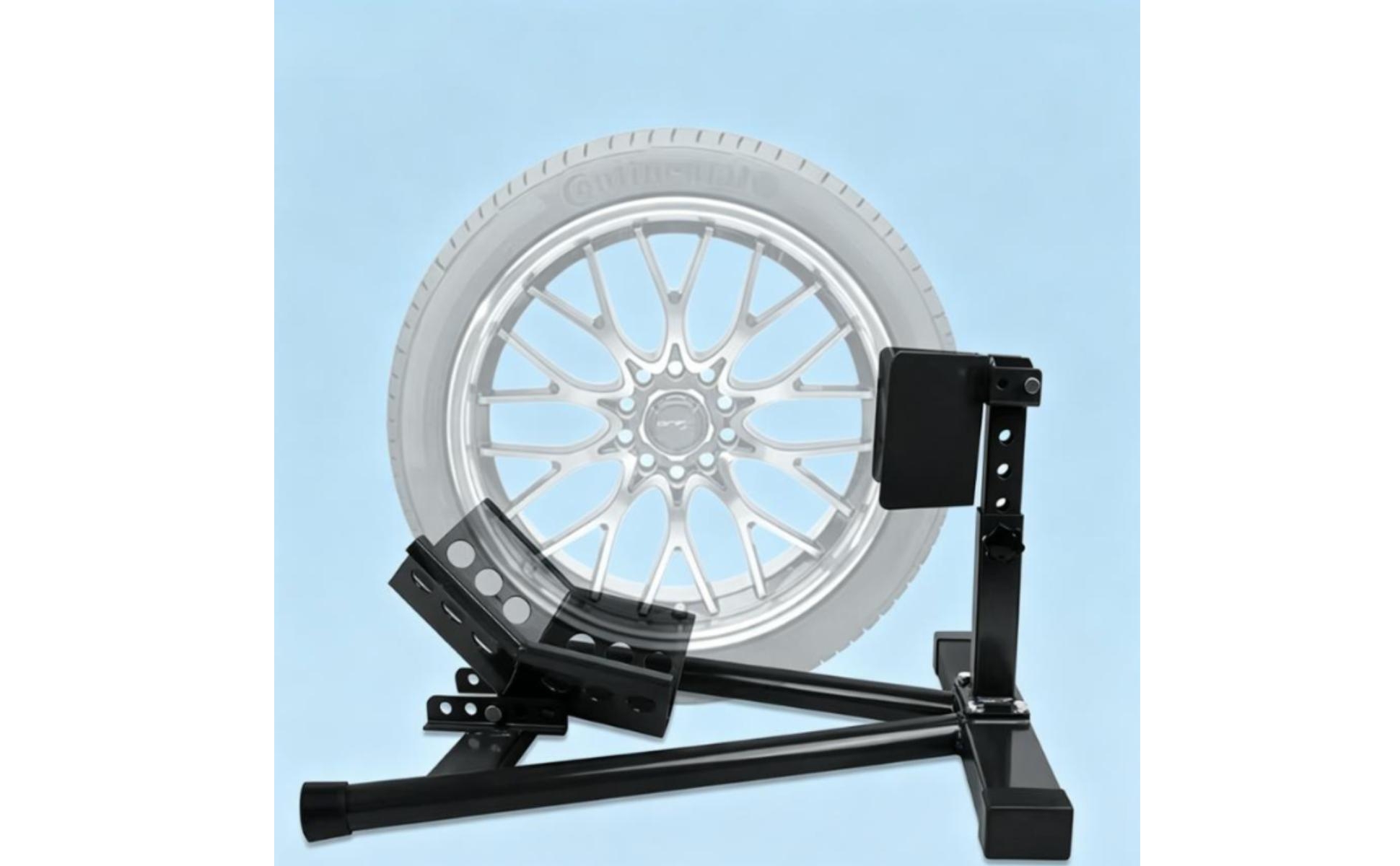 Motorcycle Front Wheel Stand Metal Front Wheel Lifting Stand Multi-Hole
