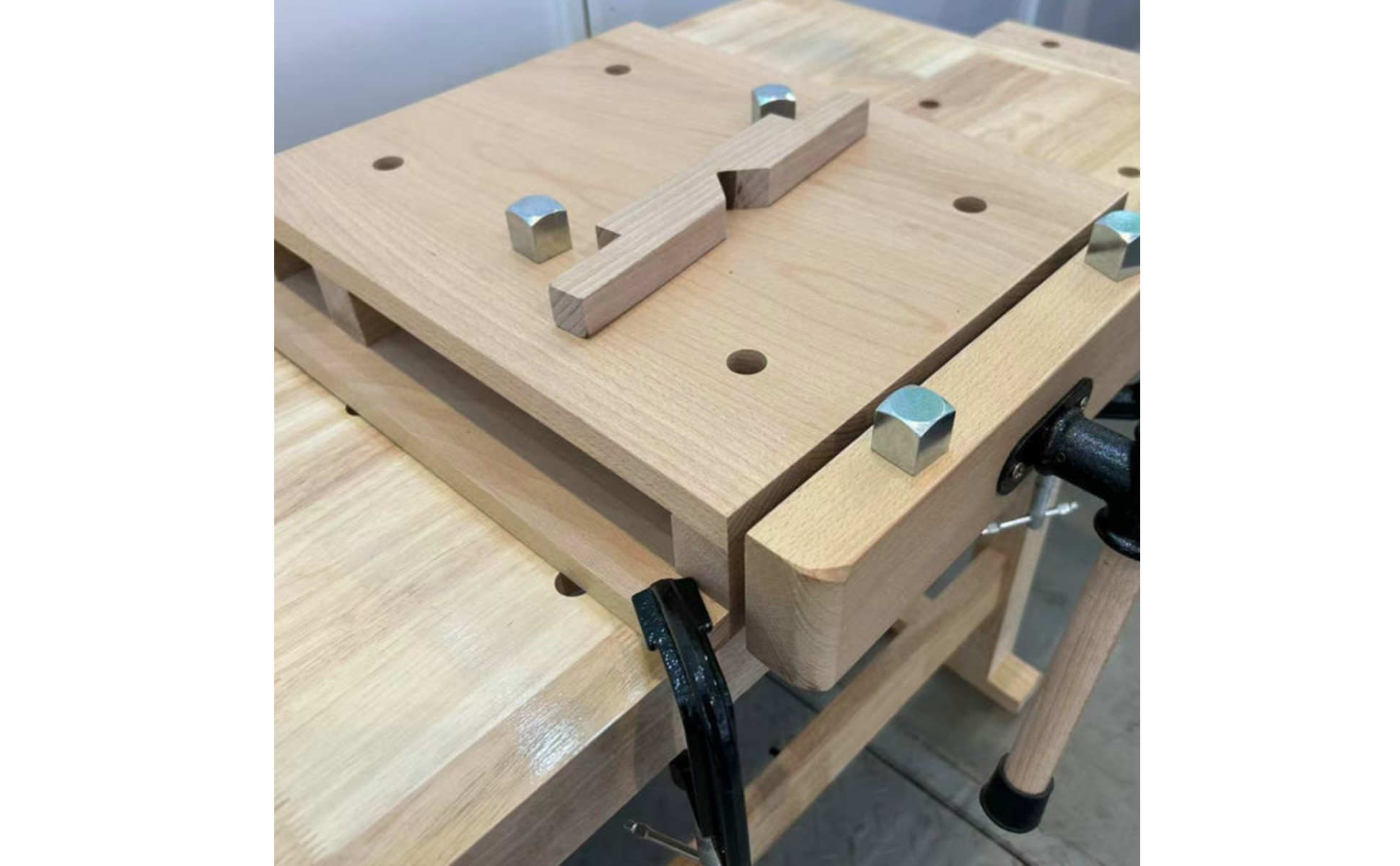 Portable Woodworking Bench Compact Mini Workbench Clamp Design for Woodworkers