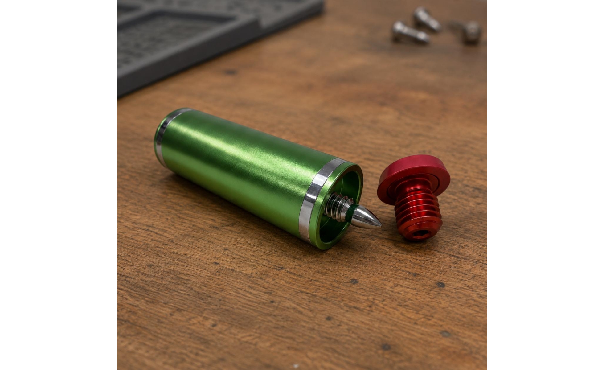 Aluminum Cue Extender Rubber Sleeve Threaded Cue Extender Metal Trim Rings