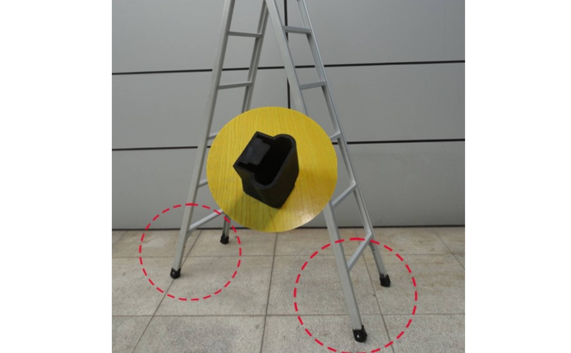 Ladder Foot Sleeve Hollow Guarding Ladder Foot Cap uncoveredTop