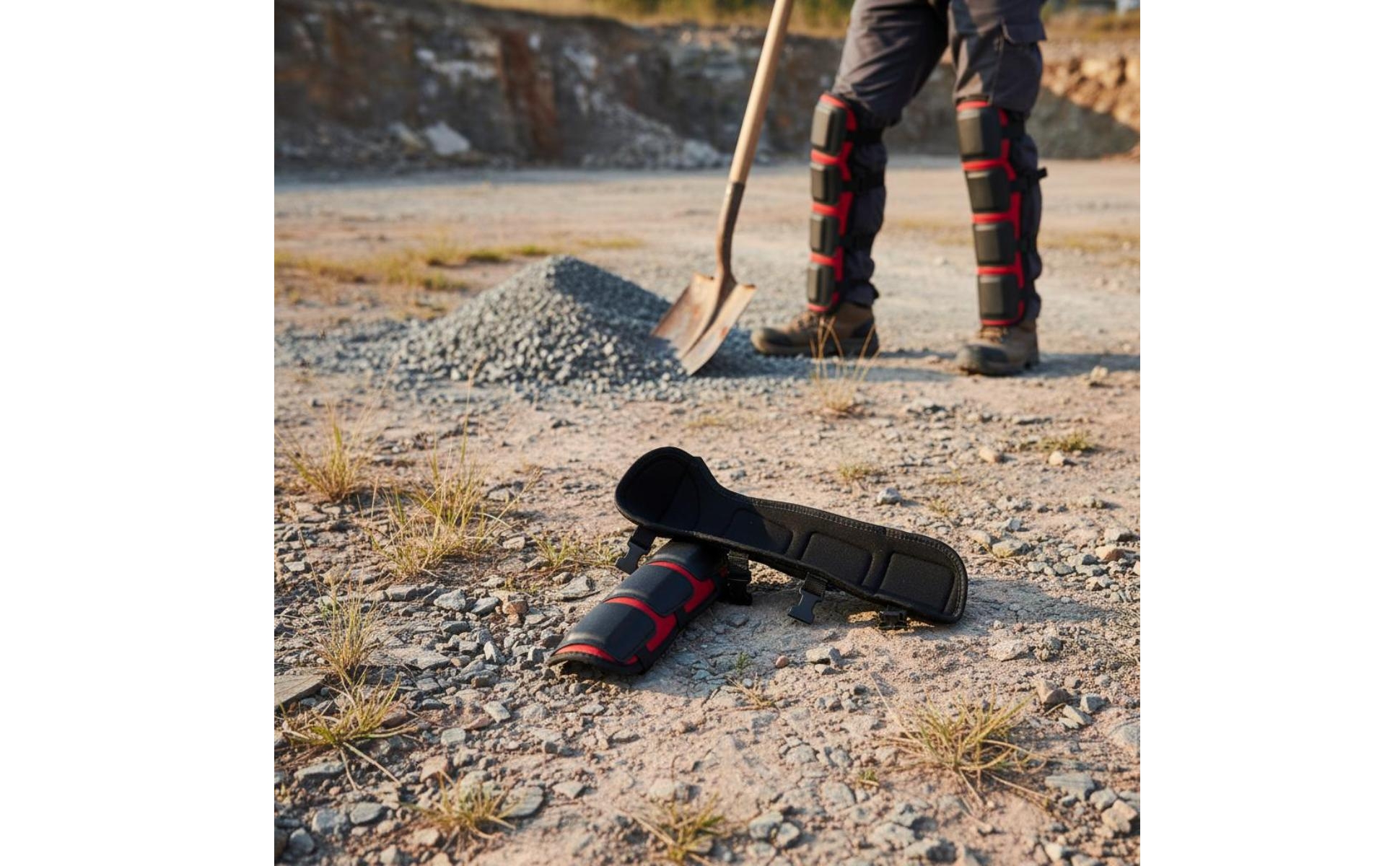 Yard Trimmer Knee Guard Padded Protection Grass Leg Pad