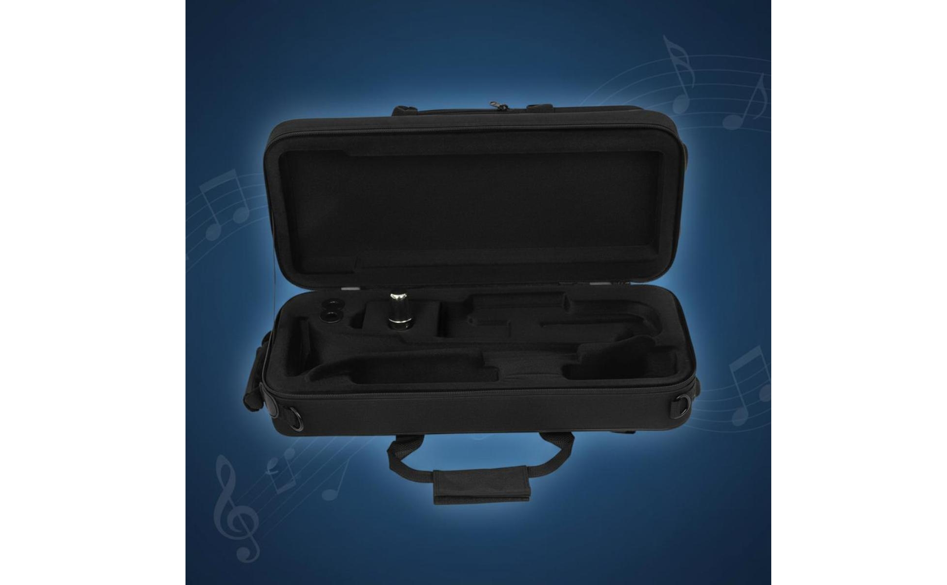 Trumpet Gig Bag Waterproof Trumpet Backpack Case Side Pocket Musical Gear for Travel, Performance, Marching Band