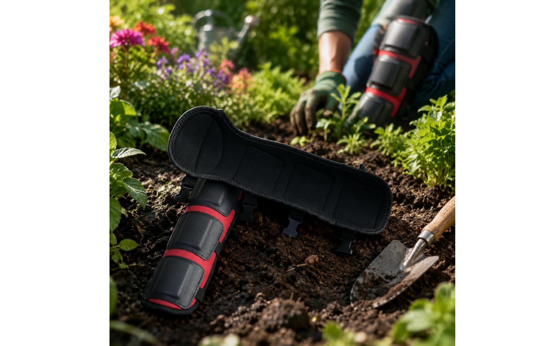 Yard Trimmer Knee Guard Padded Protection Grass Leg Pad