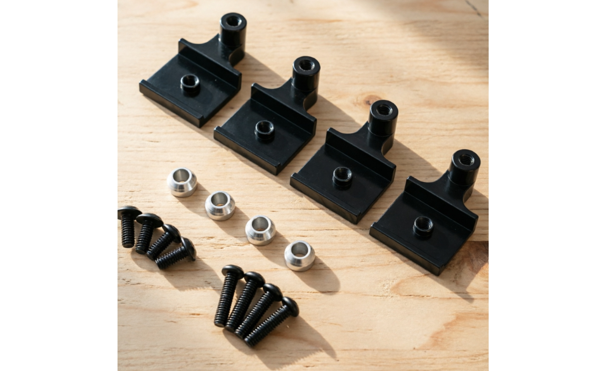 Front Rear Shock Mount Metal Damping System Mount Set Long-Lasting for Race