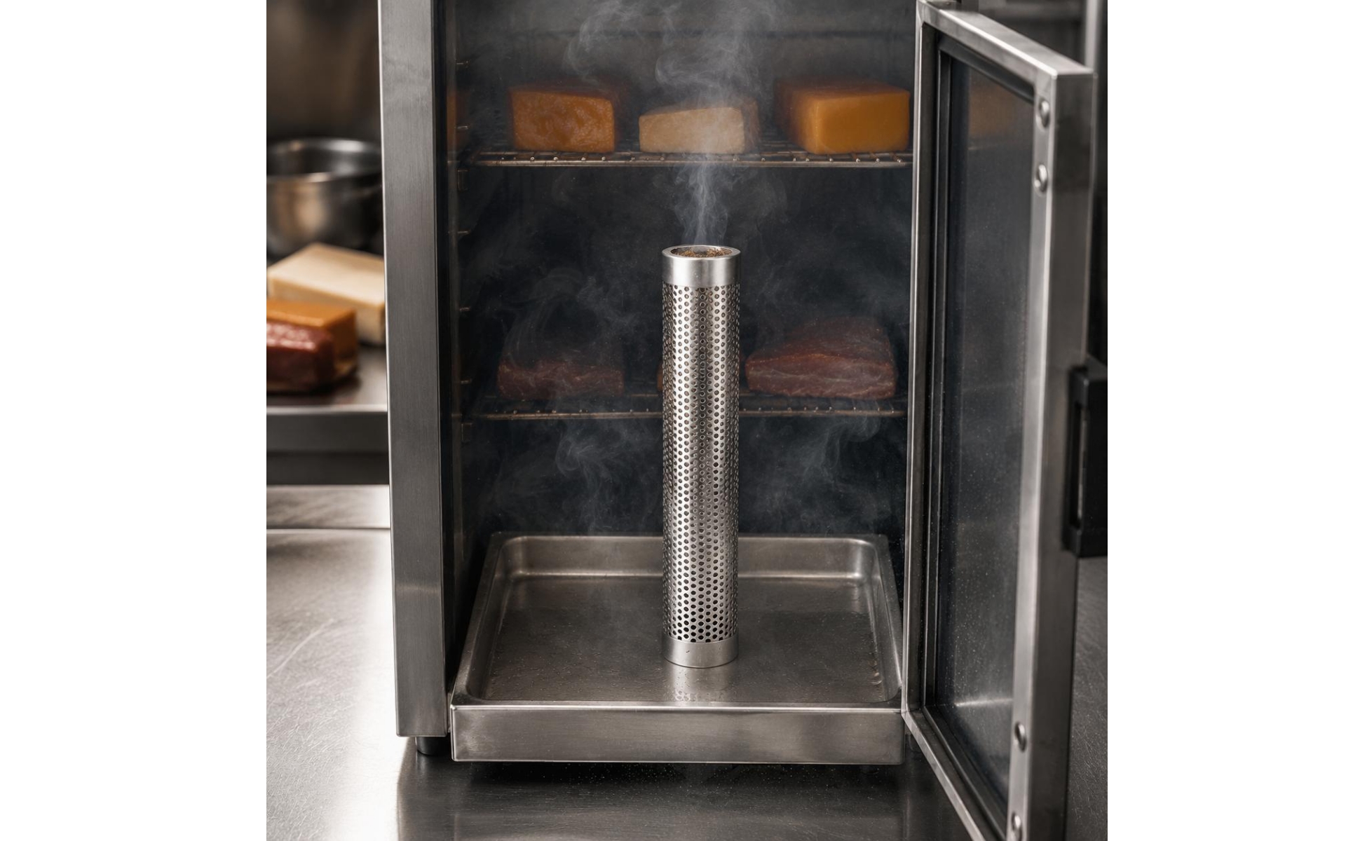 Stainless Steel Smoke Tube Cold Flavoring Perforated Smoke Tube Cylindrical