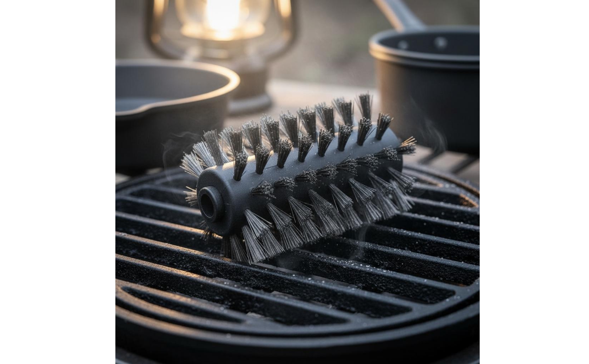 Electric Grill Brush Attachment 304 Stainless Steel Roller Brush Head