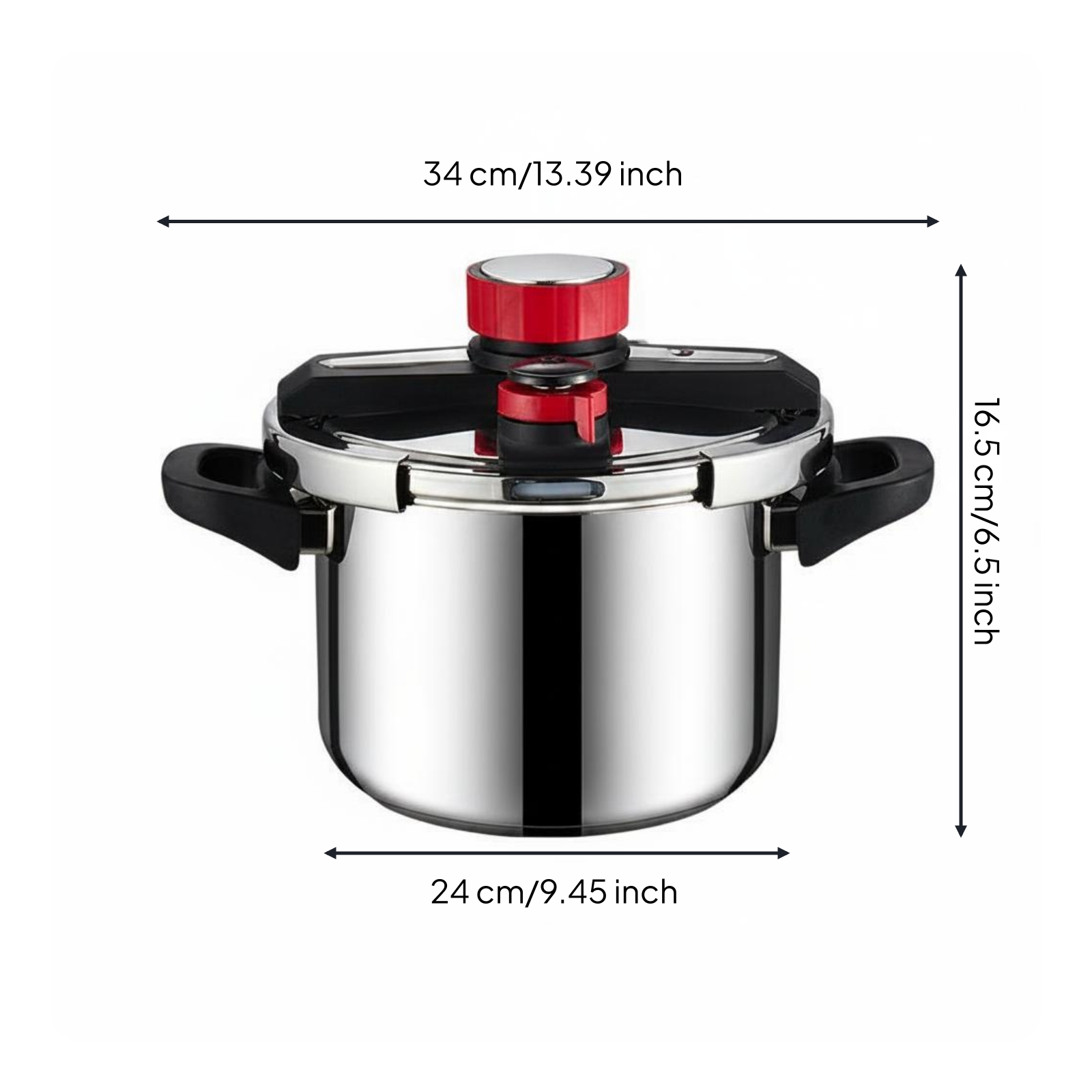 Stainless Steel Pressure Pot Containment-Tested Resistant High Pressure Pot Uniform Heat Distribution