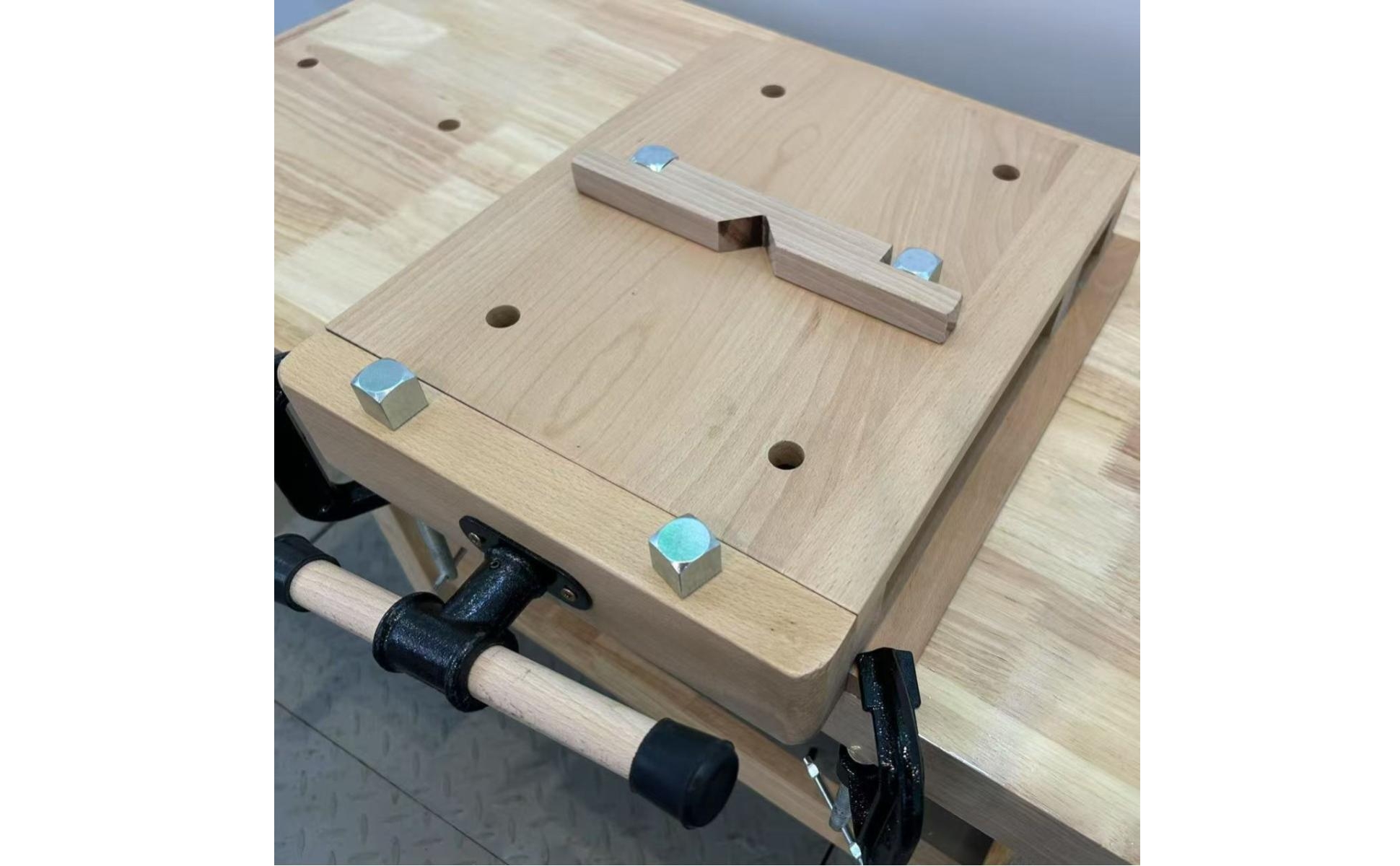 Portable Woodworking Bench Compact Mini Workbench Clamp Design for Woodworkers