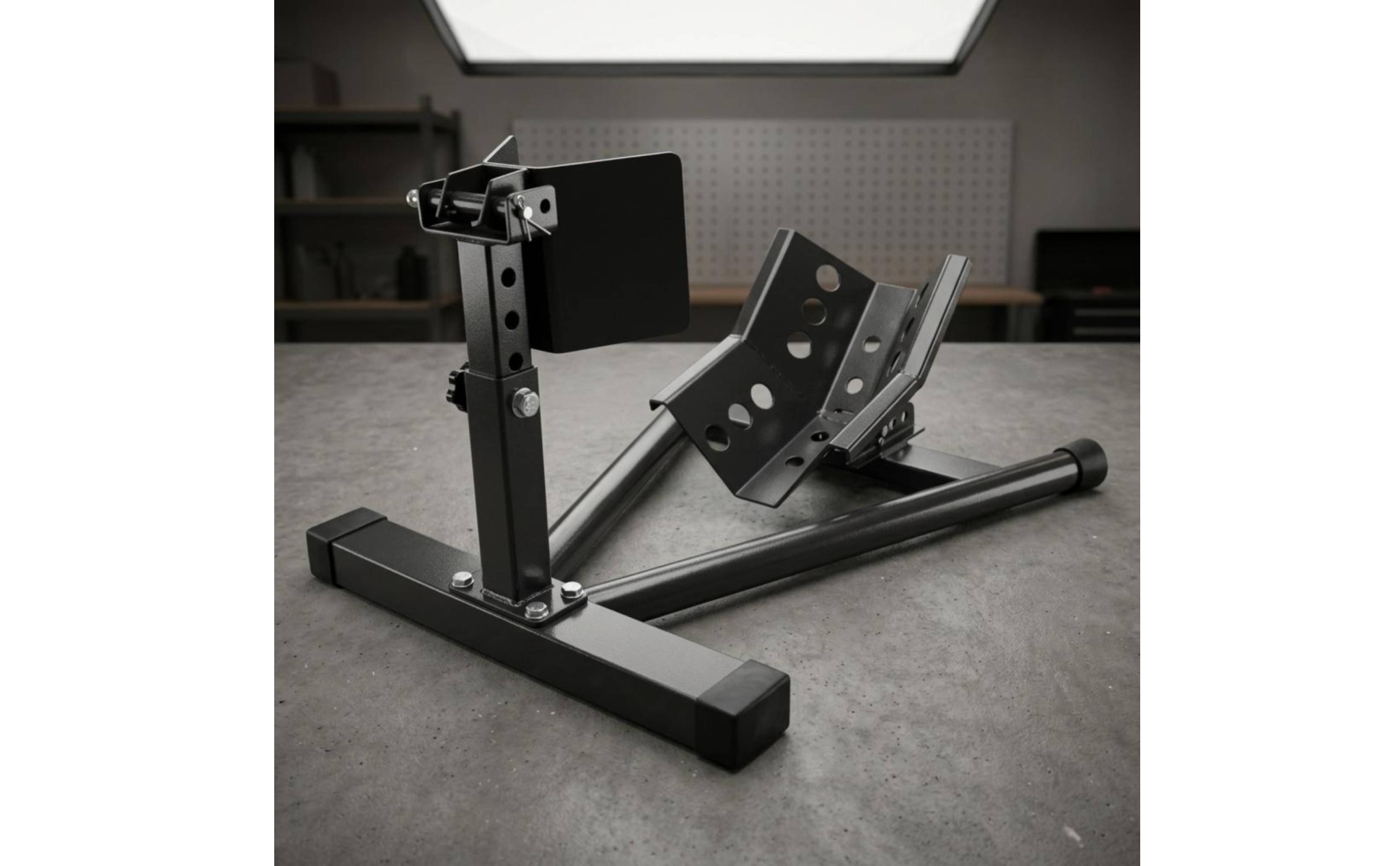 Motorcycle Front Wheel Stand Metal Front Wheel Lifting Stand Multi-Hole