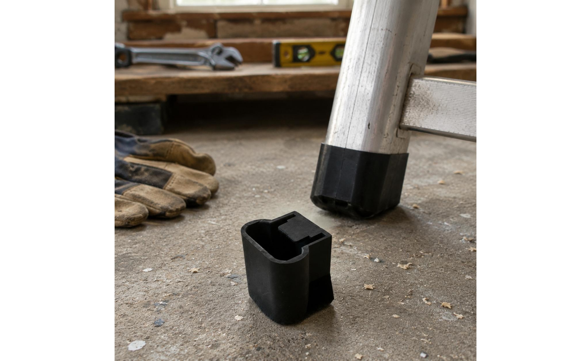 Ladder Foot Sleeve Hollow Guarding Ladder Foot Cap uncoveredTop