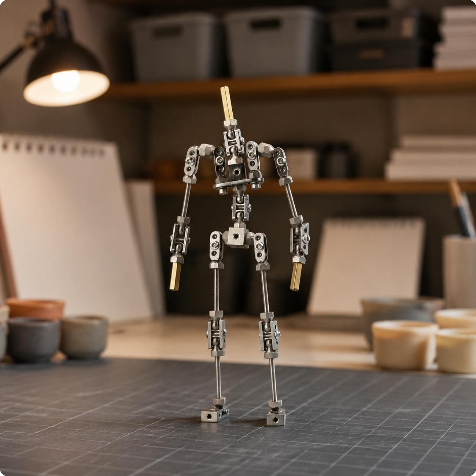 Stop Motion Armature Sturdy Posable Skeleton Kit Pose Stability for Desktop
