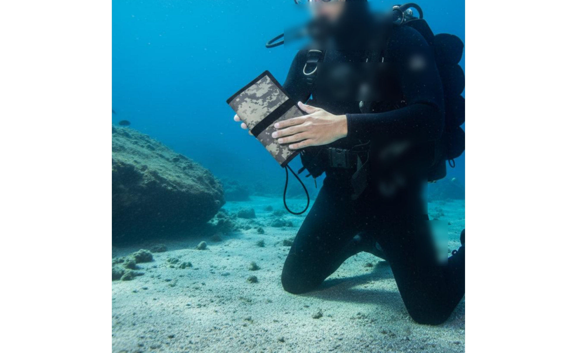Quaderno Subacqueo Impermeabile Scrivibile Sott'acqua per Snorkeling, Subacquei