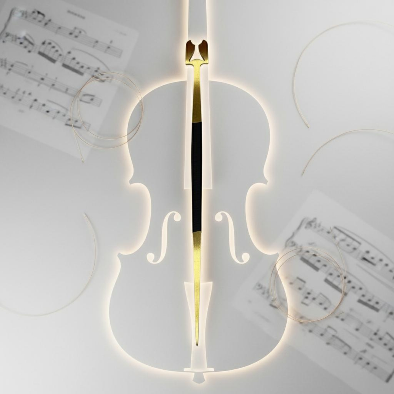 4 Stück Cello Sound Post Setter einfach zu bedienen Cello Sound Post Werkzeug Gummigriff - Produktbild 2