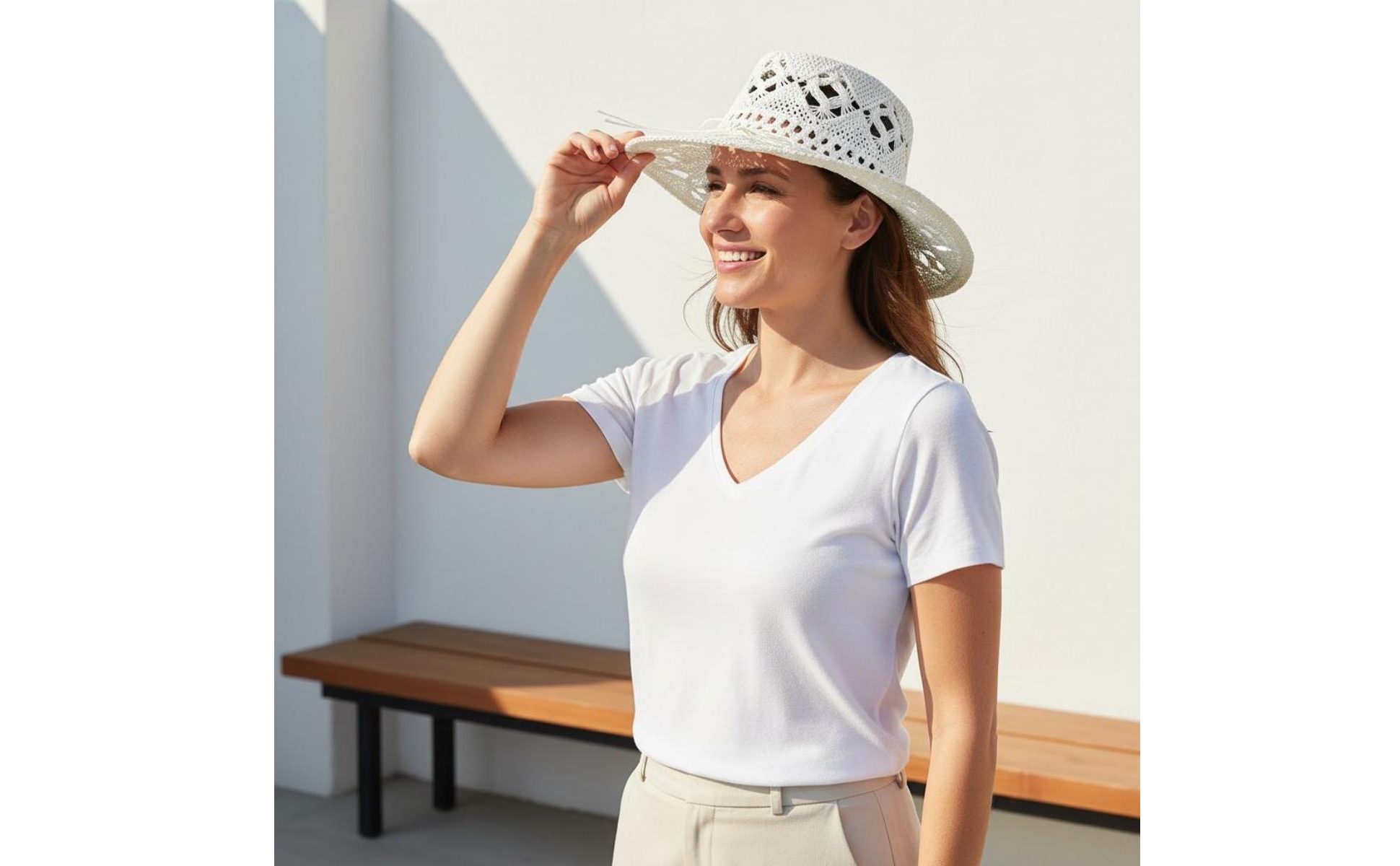 Jazz Hat Handmade Woven Sun Hat Hollow out Design