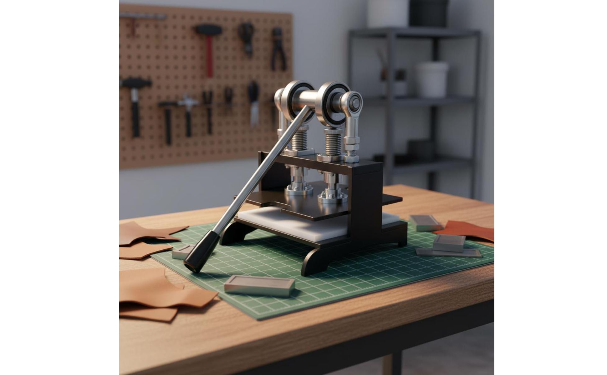 Manual Die-Cut Press Adjustable Pressure Manual Die Machine Long Lever