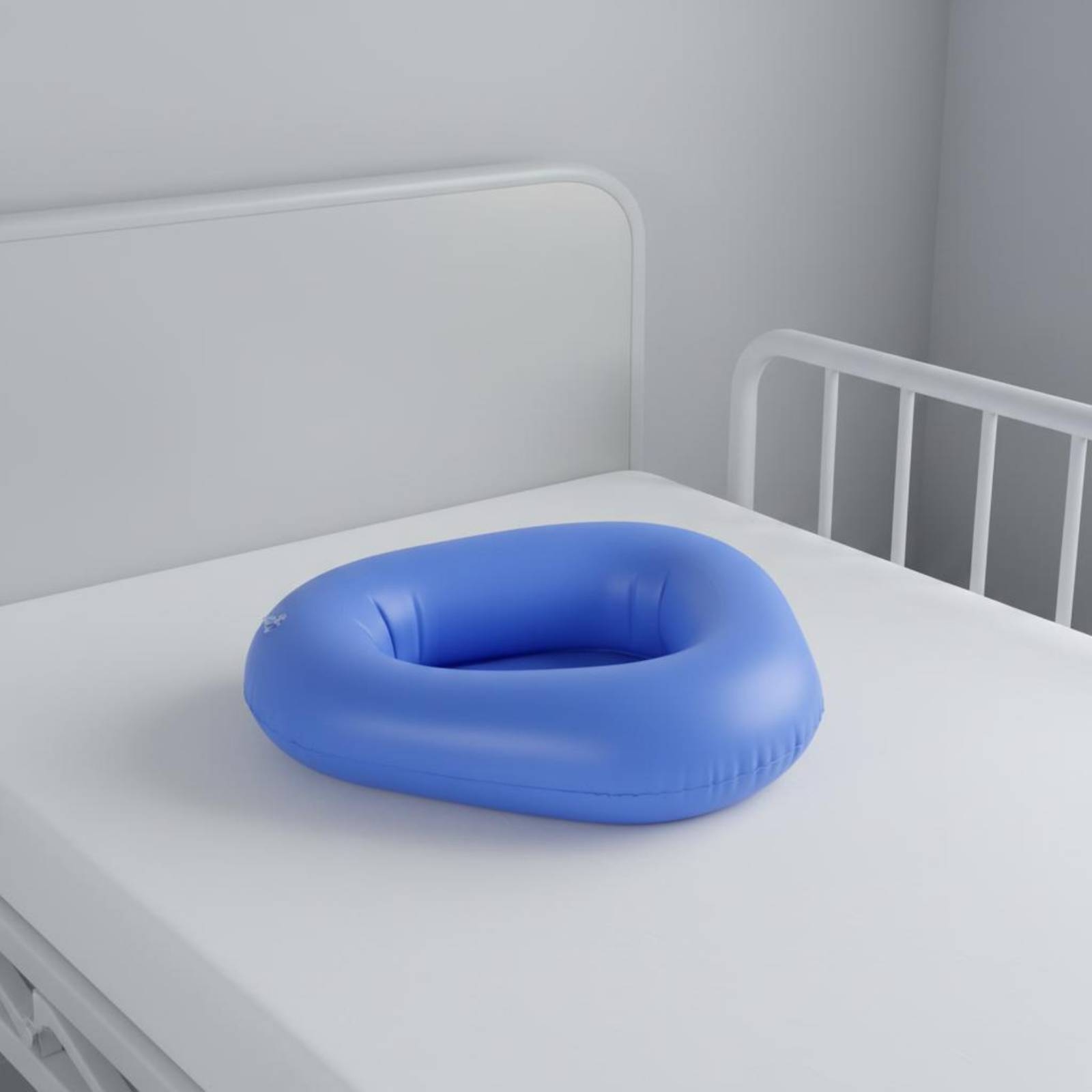 Aufblasbare Bettpfanne leicht zu reinigen Bettpfanne mit Pumpe oval für im Bett - Produktbild 2