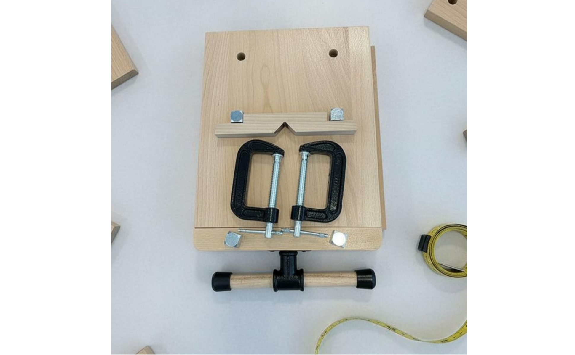Portable Woodworking Bench Compact Mini Workbench Clamp Design for Woodworkers