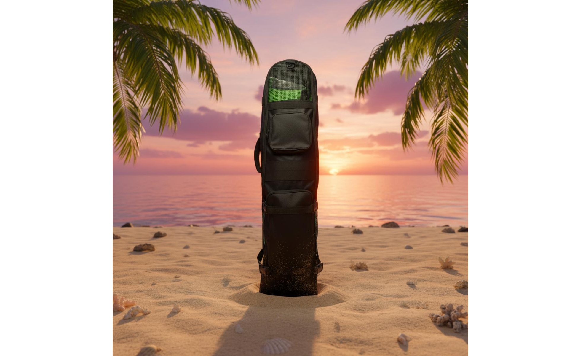 Freediving Fin Bag Portable Long Fin Storage Bag Long-Lasting Nylon