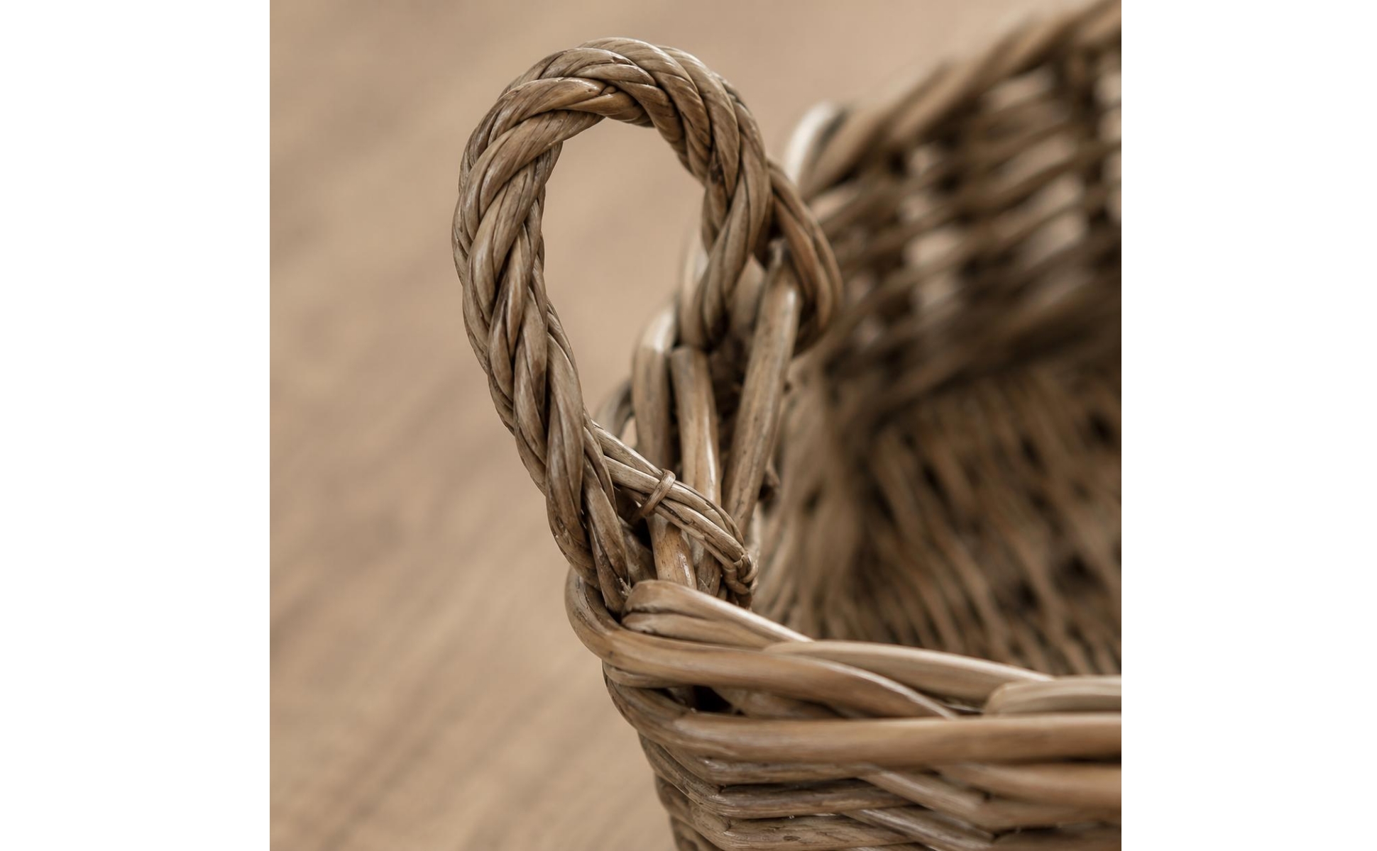Rectangular Wicker Basket Shallow Rectangular Tray Basket Airy Weave for Desk