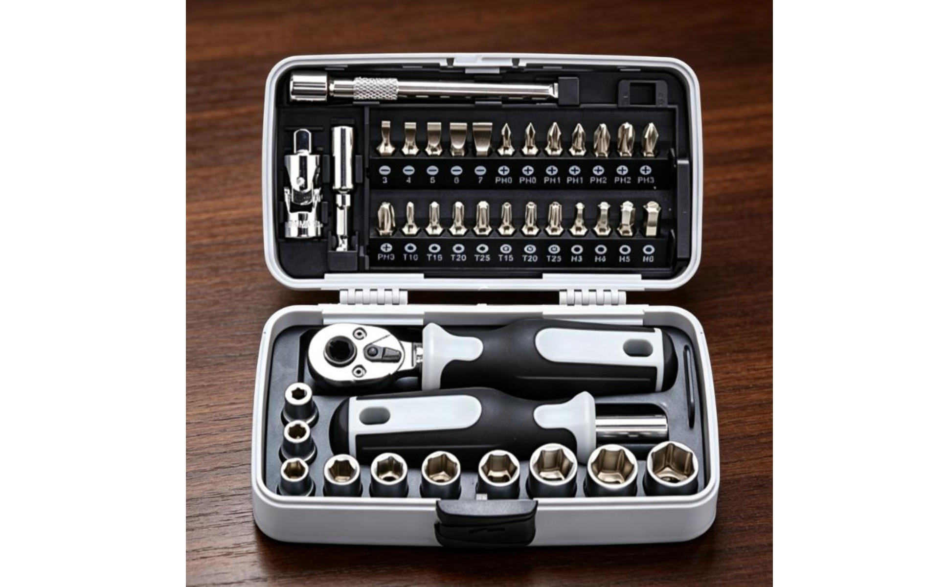 39 Pieces 39 Piece Ratchet Set High Force for Home Repair, Garage