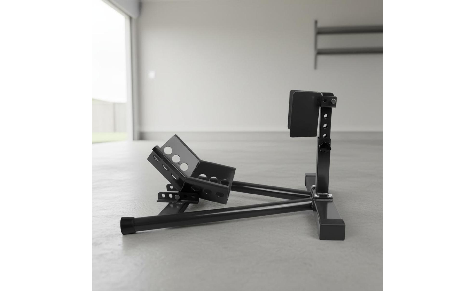 Motorcycle Front Wheel Stand Metal Front Wheel Lifting Stand Multi-Hole