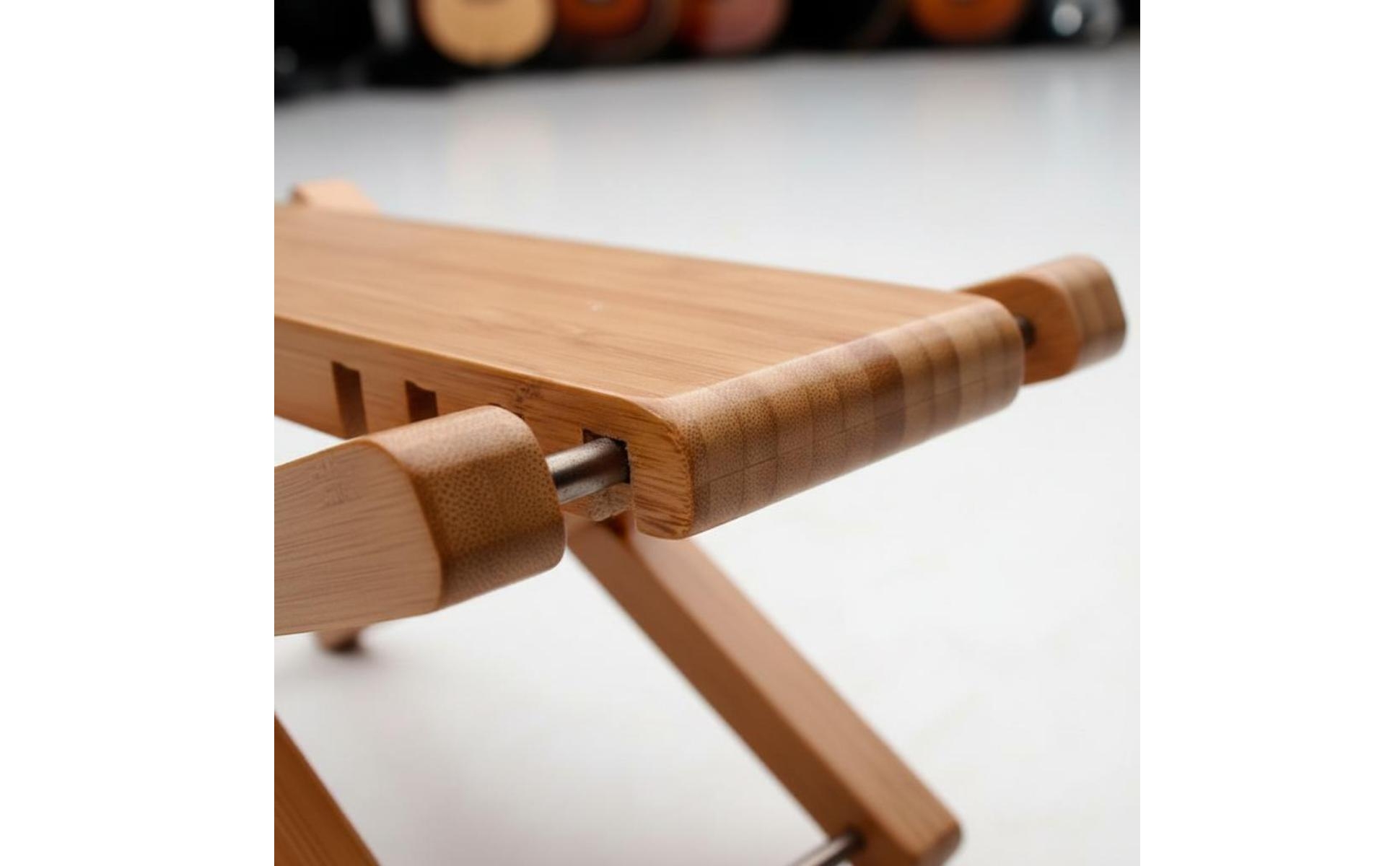 Solid Wood Guitar Footrest Foldable for Practice, Performance, Musicians