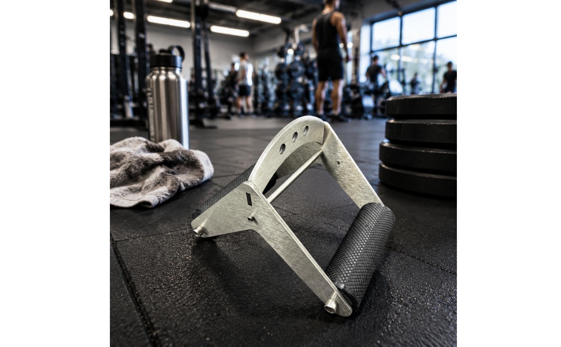 Wrist Rotation Bar Accommodates 2 in Plates Upper Limb Wrestling Wrist