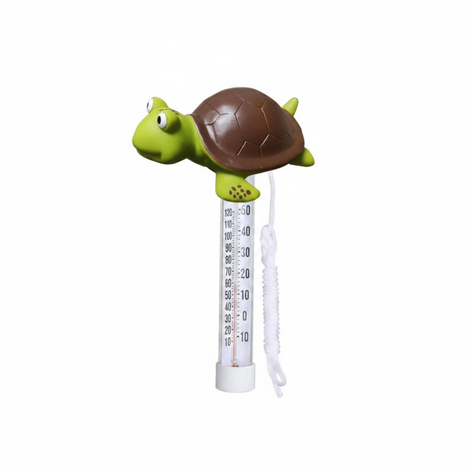 Buoyant Turtle Thermometer Waterproof Buoyant Pool Thermometer Easy to Read Temperature Gauge for Kids, Outdoor