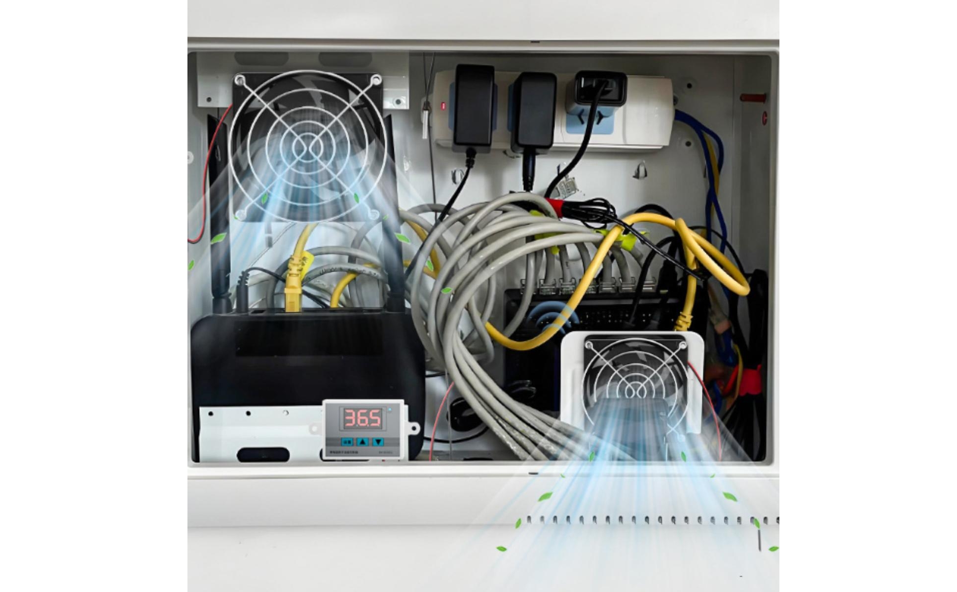 Temperaturgesteuerter Lüfter Temperatursteuerung Lüfter mit Thermostat