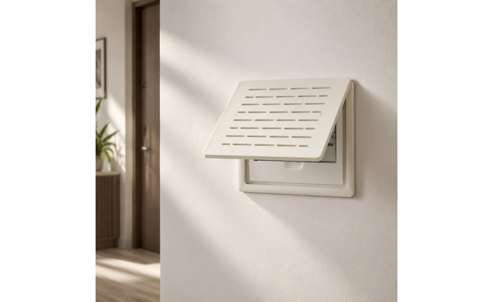 Meter Box Decorative Cover Hinged Flap Electric Meter Box Cover Slanted Front