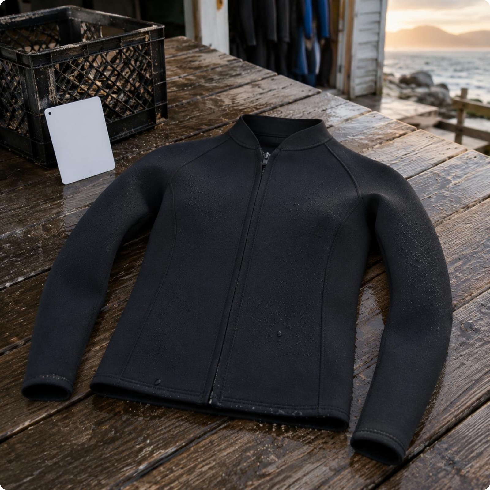 2 Piece Neoprene Wetsuit Waterproof Insulation 3mm Wetsuit Set Long-Lasting