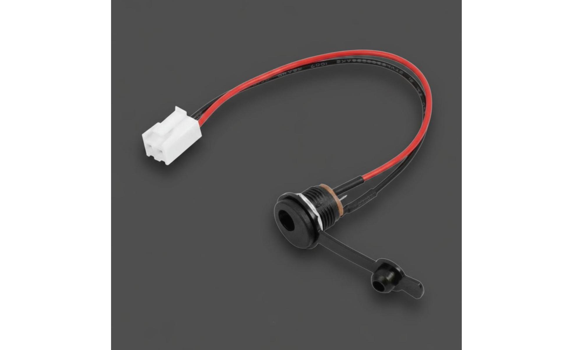 Scooter Bike Charger Port Copper Contact Round DC Charging Port Easy to Install