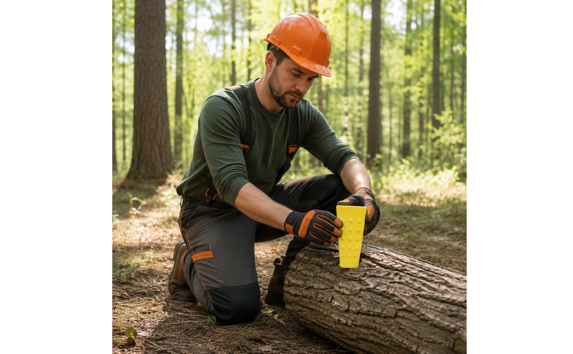 Plastic Tree Insert Ridged Design Wood Felling Insert Anti-Slip Teeth